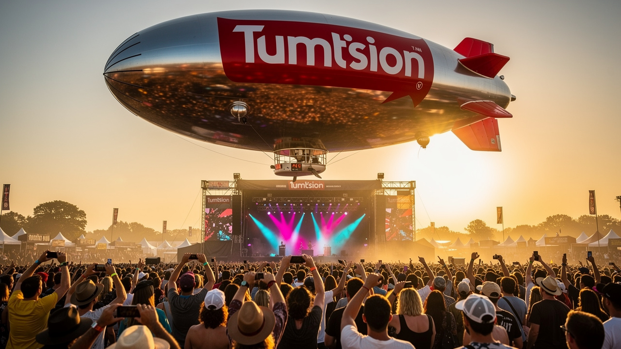 Custom inflatable blimps