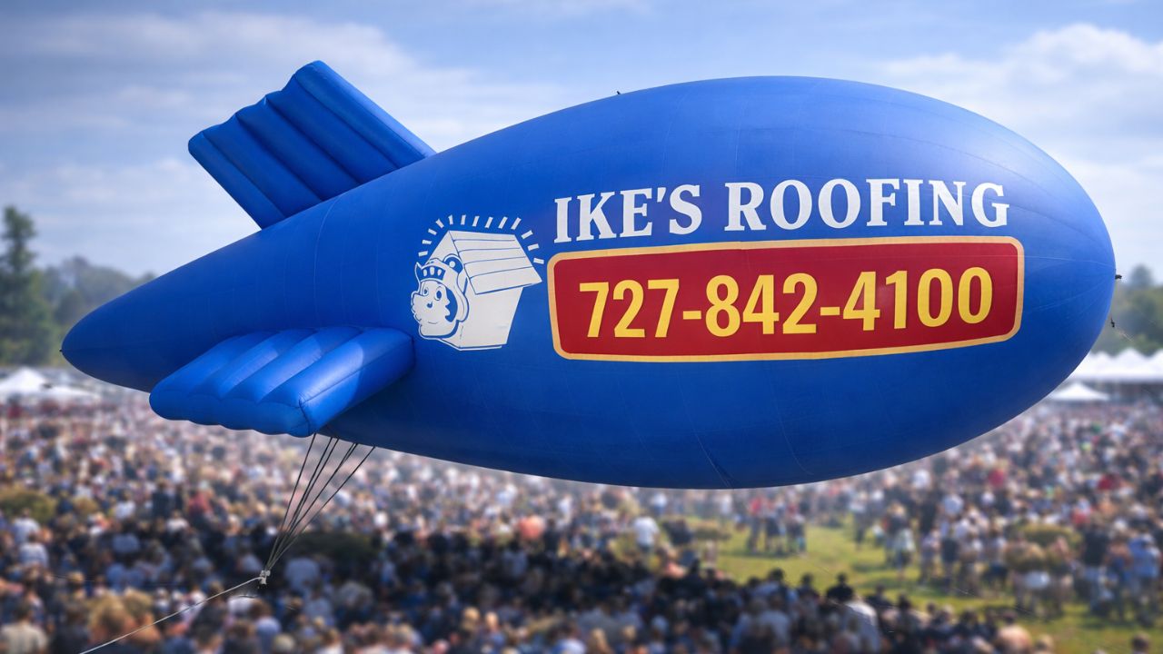 inflatable blimp advertising