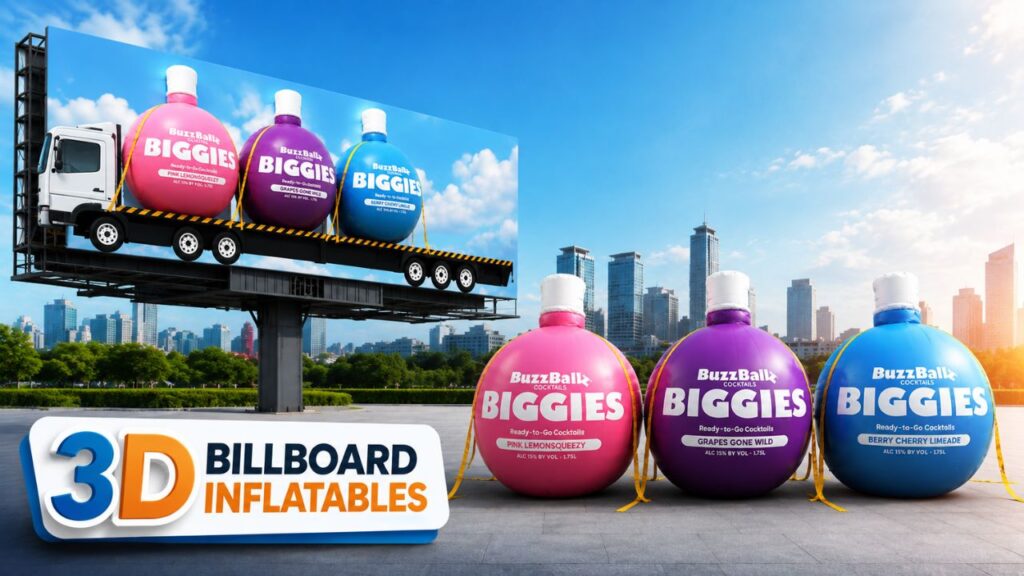 3D Billboard Inflatables – High-Impact Outdoor Advertising